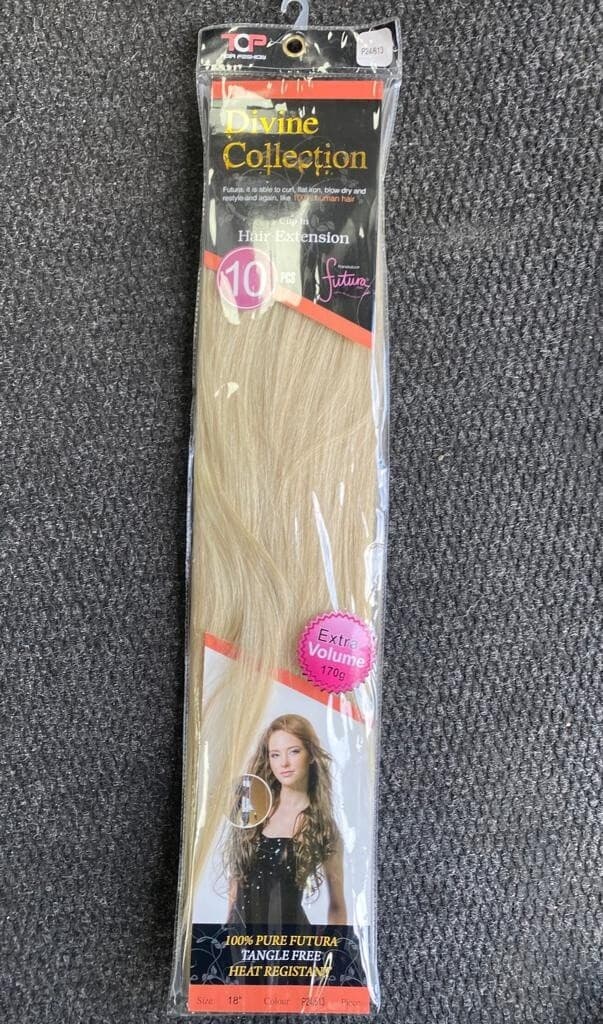 TOP FASHION DIVIN COLLECTION CLIP IN HAIR EXT.18" synthentic