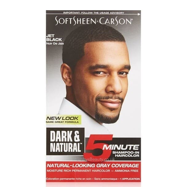 SoftSheen.Carson  Dark & Natural 5 Minute Shampoo-In Haircolor - Jet Black