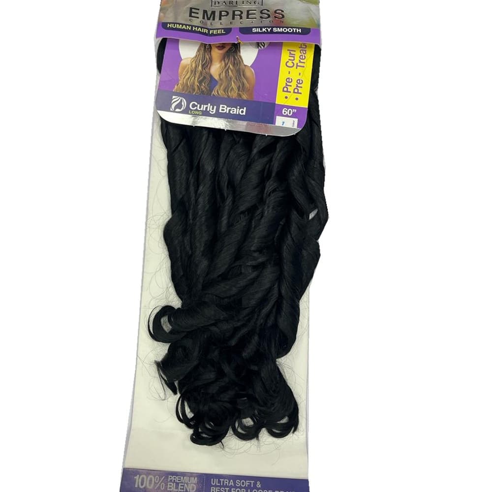 Darling French Curl Braiding  Hair | Curly Hair Extension  Long 60" 2
