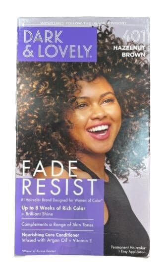 Dark & Lovely Fade Resist Hair Colour / 401 Hazelnut Brown