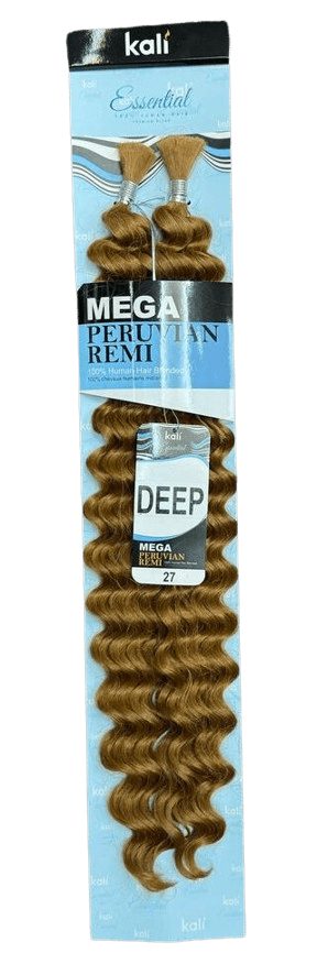 KALI MEGA PERUVIAN  REMI 100% HUMAN HAIR BLENDED DEEP WAVE BULK 2