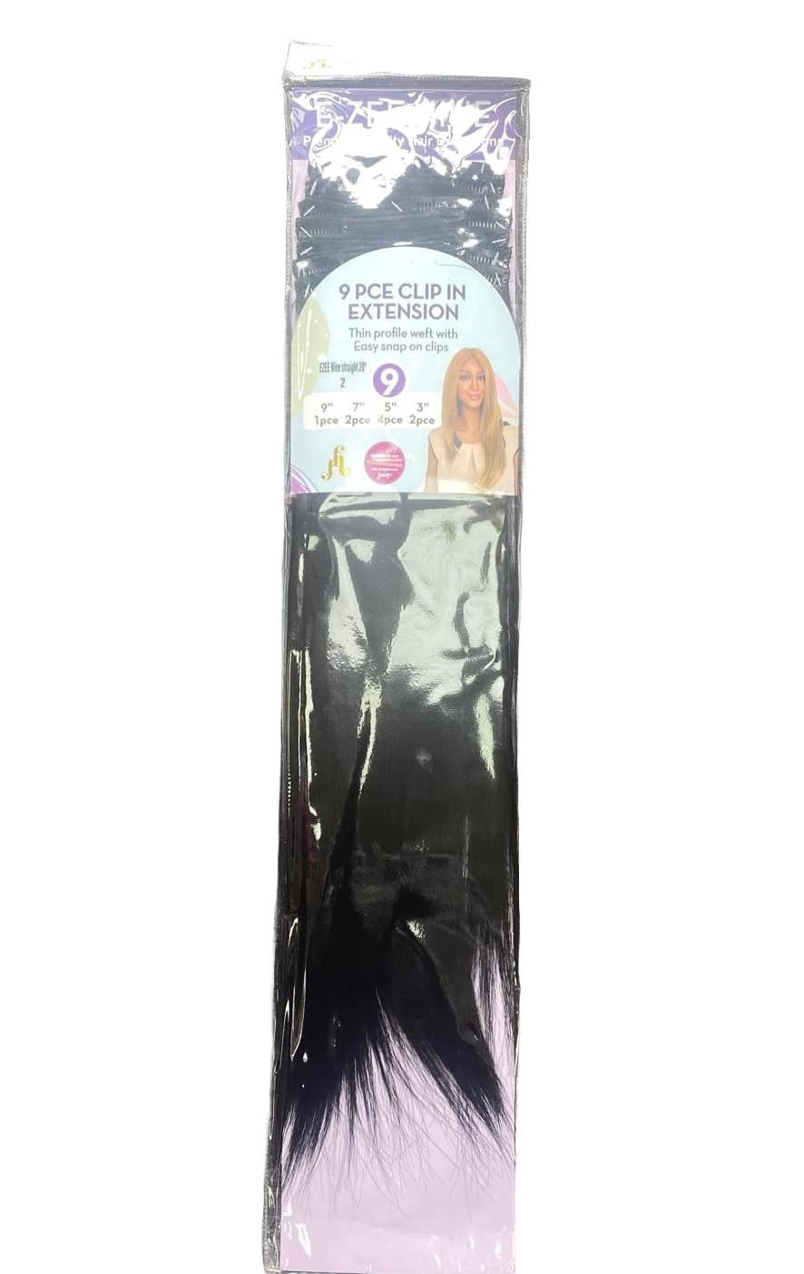 JAZZY E-ZEE NINE 9 PCE CLIP IN EXTENSION  SYNTHETICS 20" 2