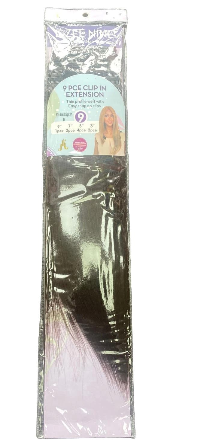 JAZZY E-ZEE NINE 9 PCE CLIP IN EXTENSION  SYNTHETICS 20" 4