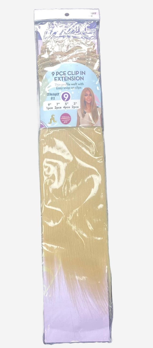 JAZZY E-ZEE NINE 9 PCE CLIP IN EXTENSION  SYNTHETICS 20" 5