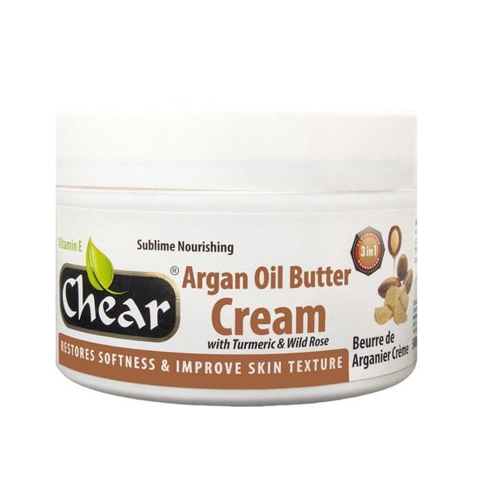 Chear Argan Oil Butter Cream With Turmeric & Wild Rose For Hands & Skin