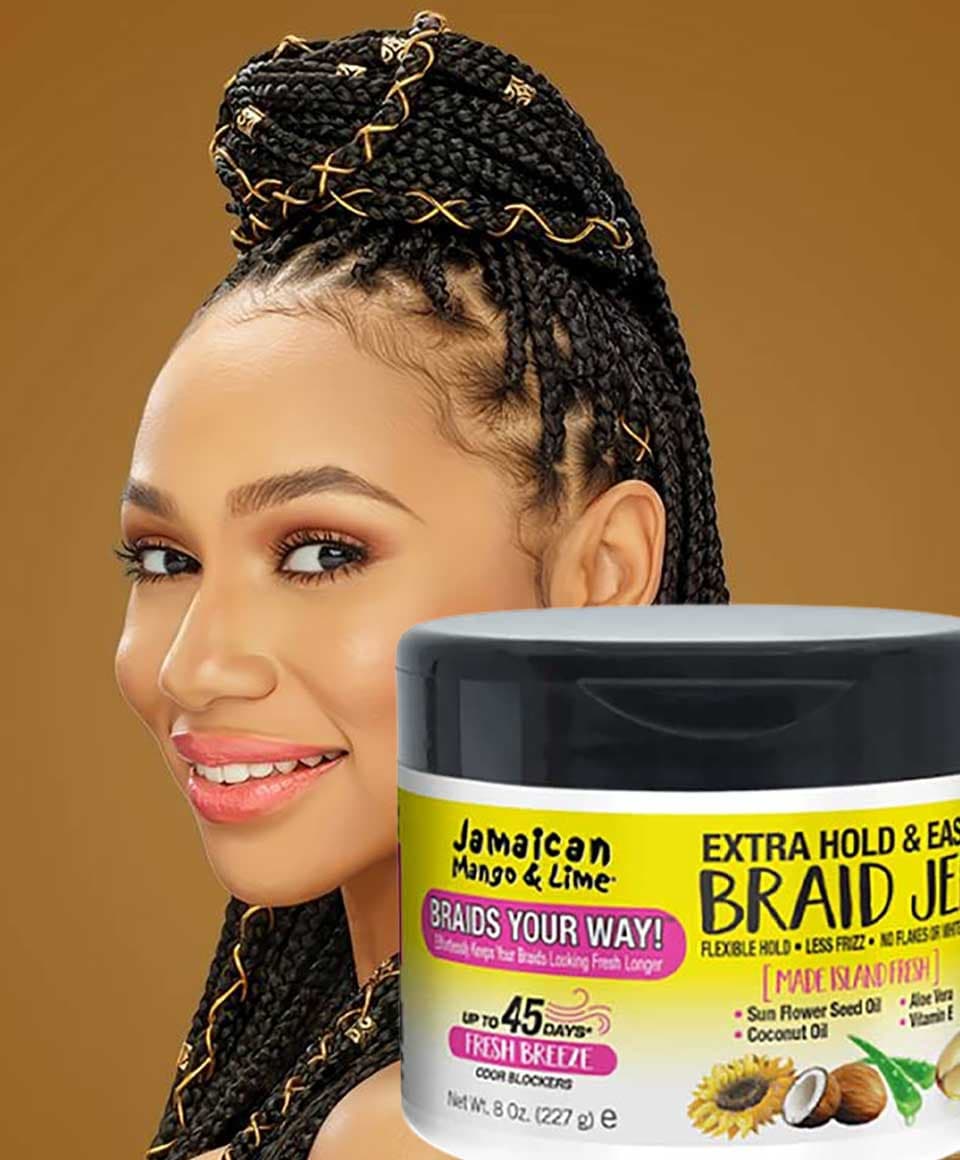 JAMAICAN MANGO AND LIME EXTRA HOLD EASY BRAID JEL 2