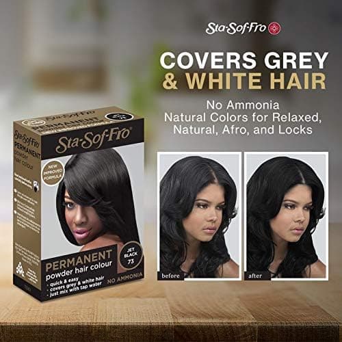 Sta-sof-fro permanent powder hair color/ 8g 4