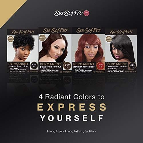 Sta-sof-fro permanent powder hair color/ 8g 6