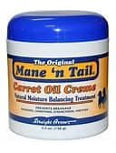 Mane N Tail Natural Moisture Balancing Treatment Carrot Oil Creme 5.5 oz