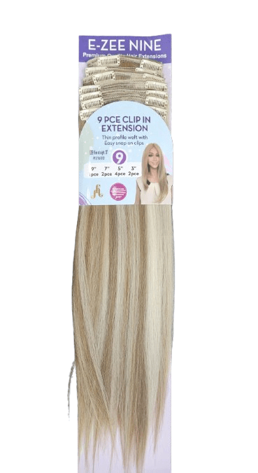JAZZY E-ZEE NINE 9 PCE CLIP IN EXTENSION  SYNTHETICS 20" 8