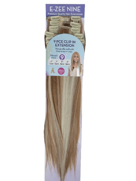 JAZZY E-ZEE NINE 9 PCE CLIP IN EXTENSION  SYNTHETICS 20" 10