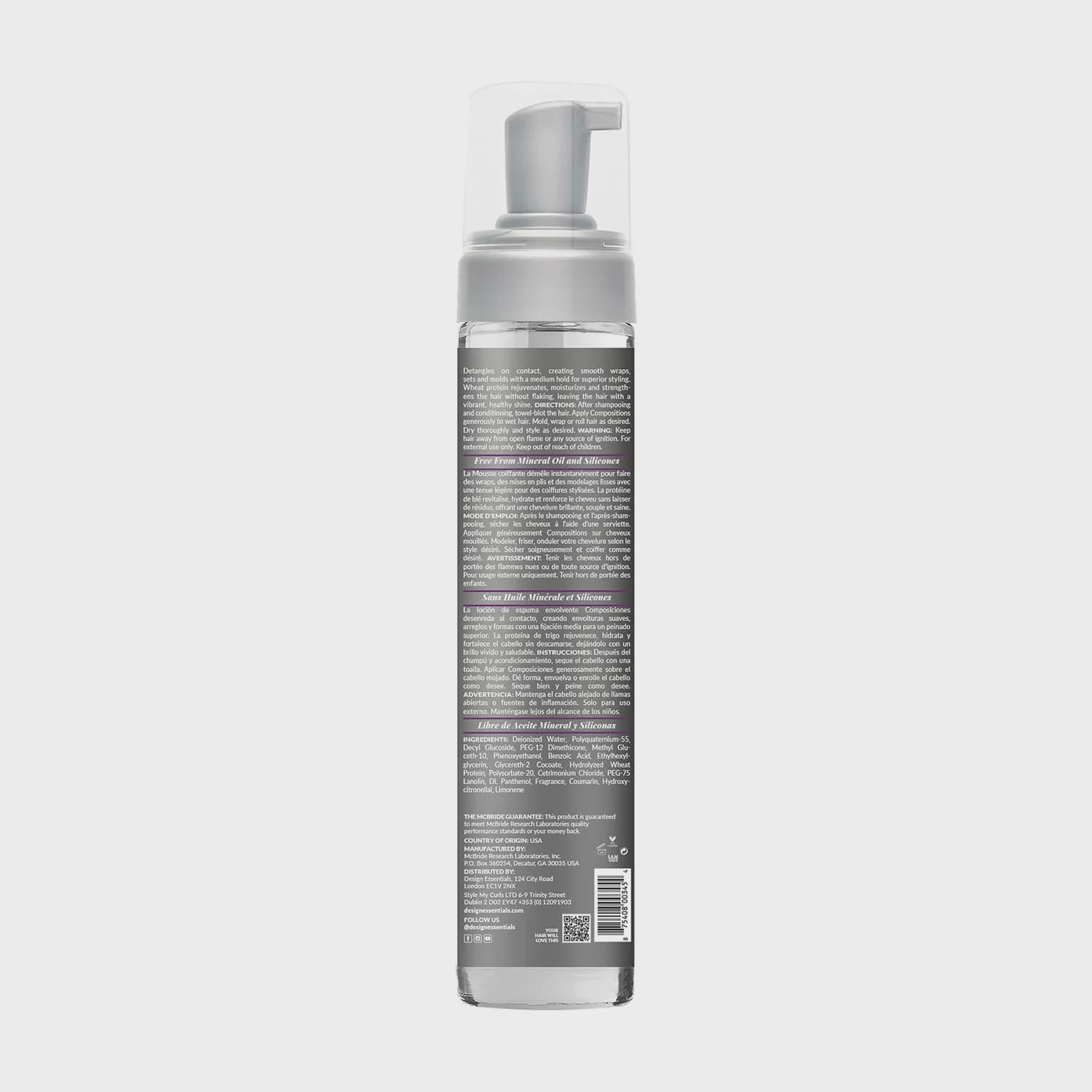 DESIGN ESSENTIALS COMPOSITIONS FOAMING WRAP LOTION 288ML 2