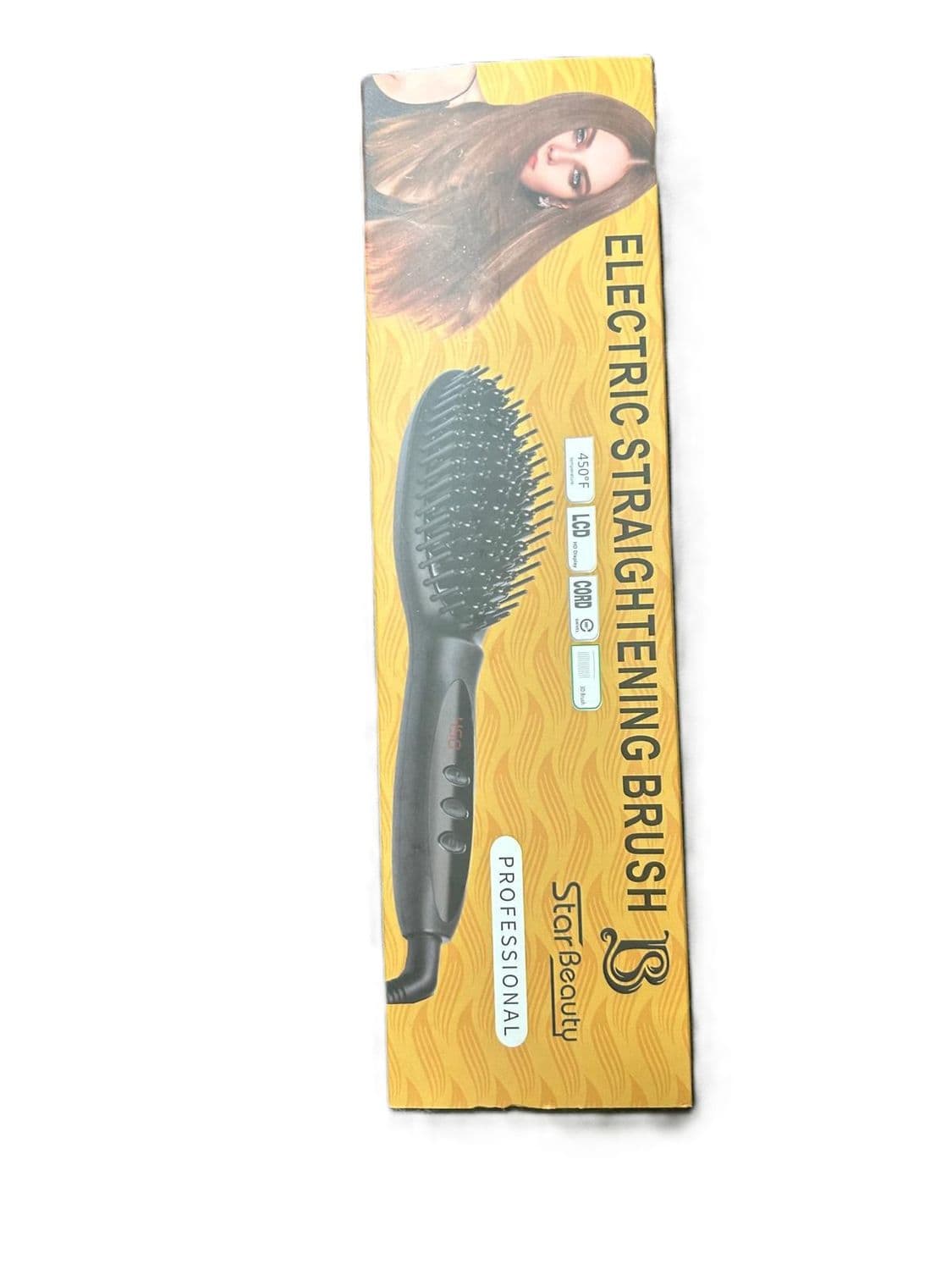 STAR BEAUTY PROFESSIONAL ELECTRIC  STRAIGHTENING BRUSH