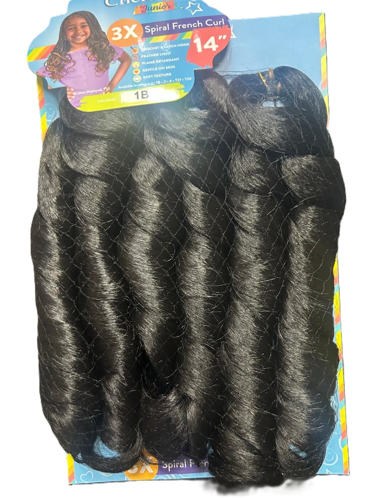CHERISH JUNIOR 3X SPIRAL FRENCH CURL 14" 4
