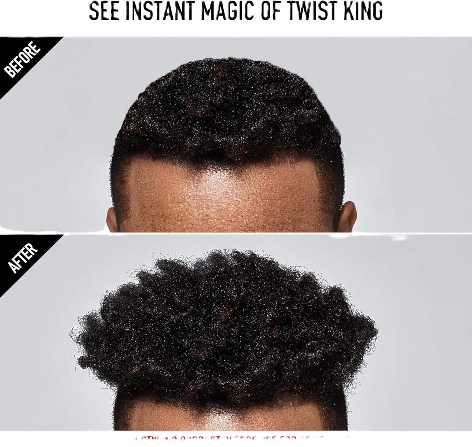 Red by Kiss Bow Wow X Twist King Luxury Twist Styler Washable, Durable, Crumb Free, Twist Brush for Afro Curl (Curved&Dense) 3