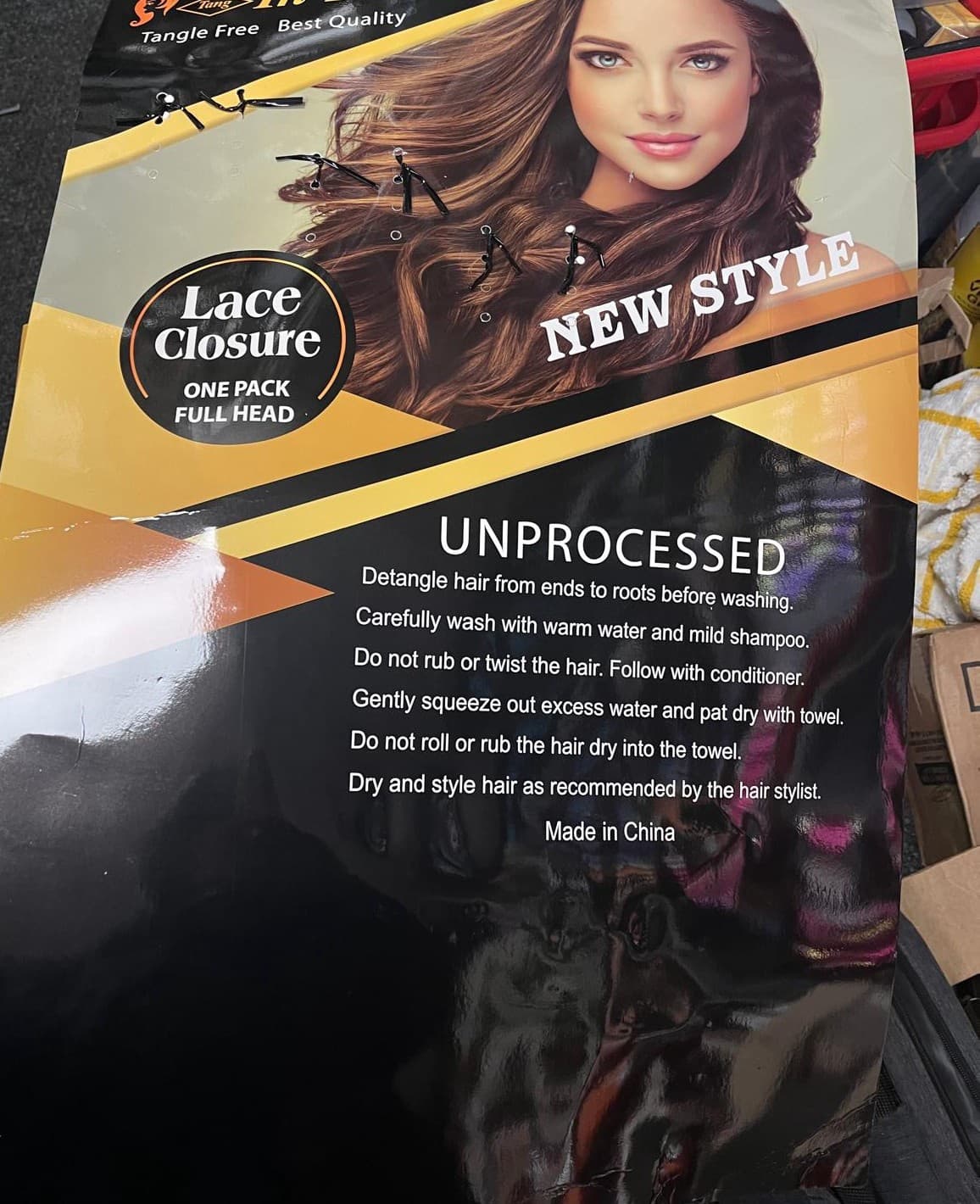 IN FASHION BENGAI SRAIGHT WEAVE ONE PACK FULL HEAD WITH CLOSURE 2