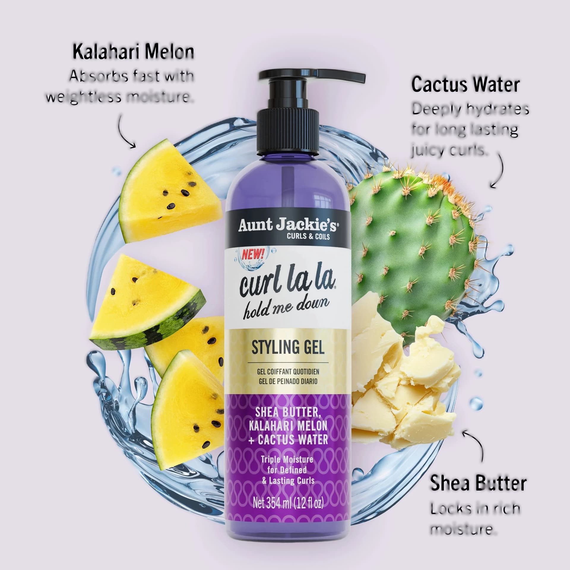 AUNT JACKIE'S CURL LA LA HOLD ME DOWN STYLING GEL 2