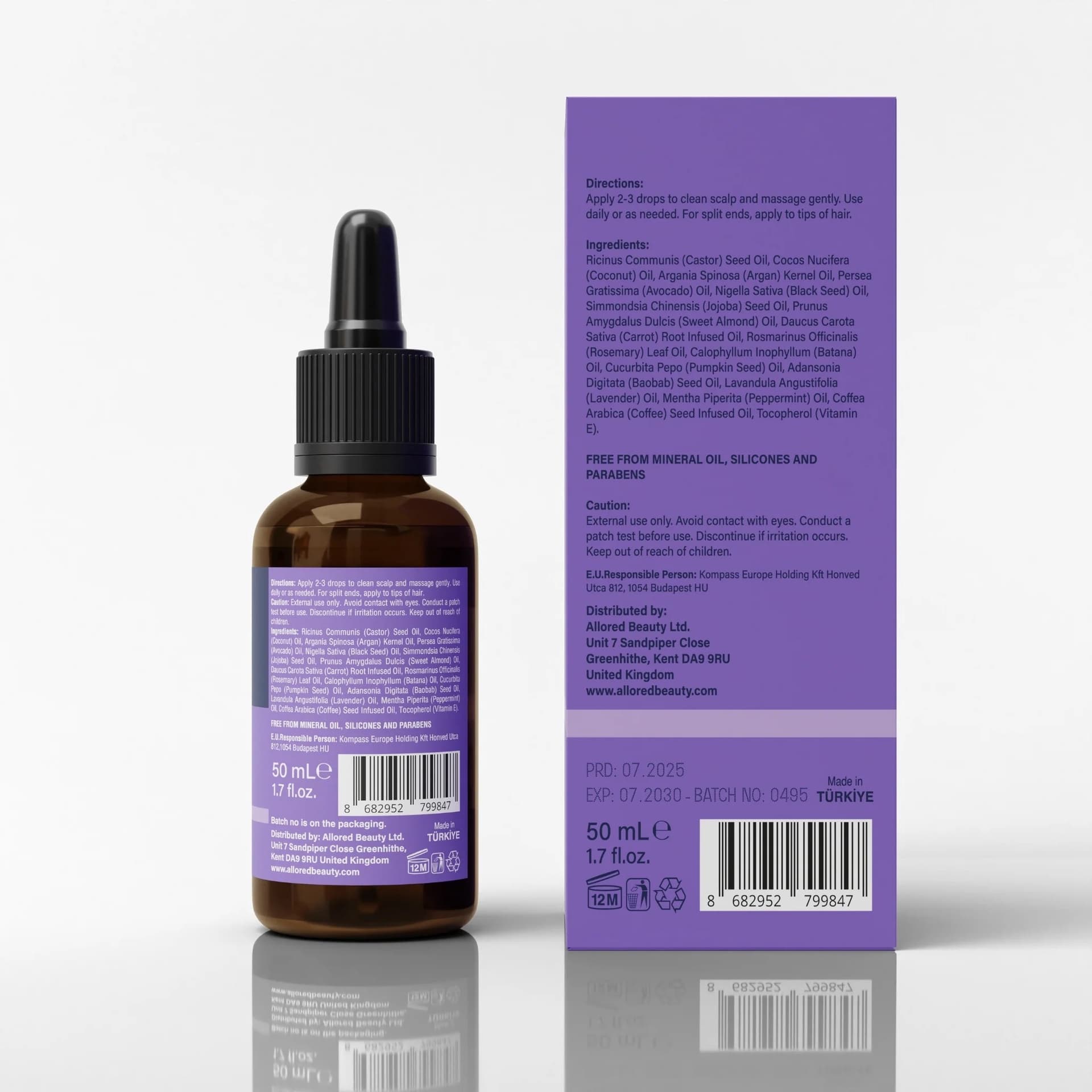 ALLORED BEAUTY ROOTFIX GROWTH OIL 3
