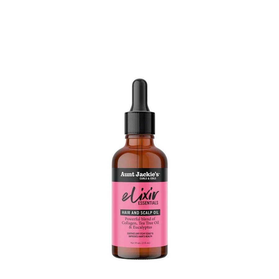 AUNT JACKIE'S Collagen, Tea Tree Oil & Eucalyptus Elixir Hair & Scalp Oil