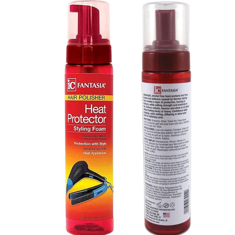 I C FANTACIA HAIR POLISHER HEAT PROTECTOR STYLING FOAM 3