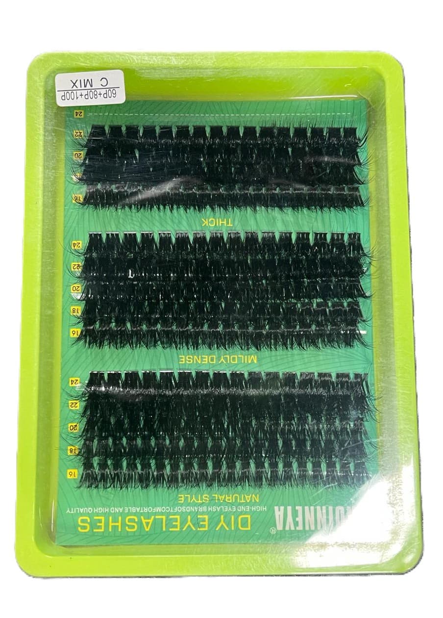 Aglory cluster fluffed eye lashes 9