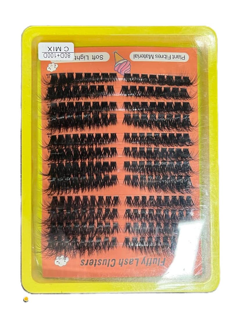 Aglory cluster fluffed eye lashes 5