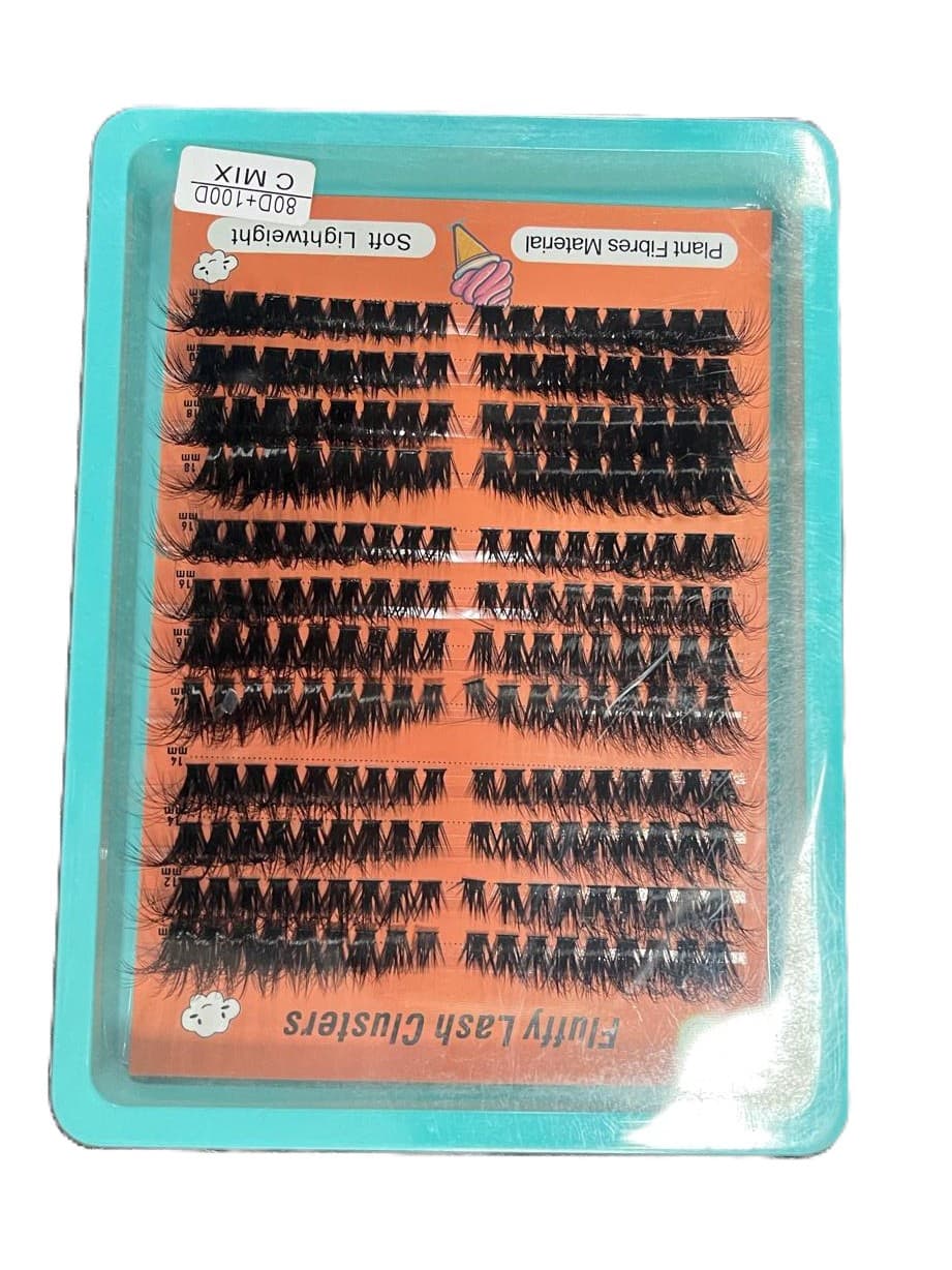 Aglory cluster fluffed eye lashes 8