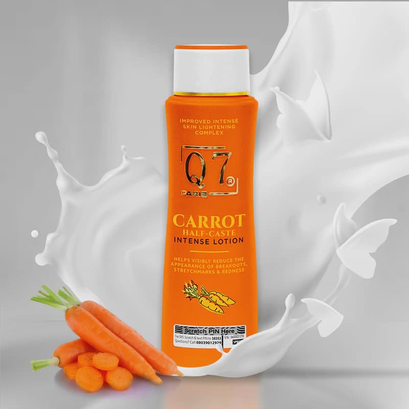 Q7Paris Carrot HCaste Intense Skin Lightening Complex Lotion - 300ml 2
