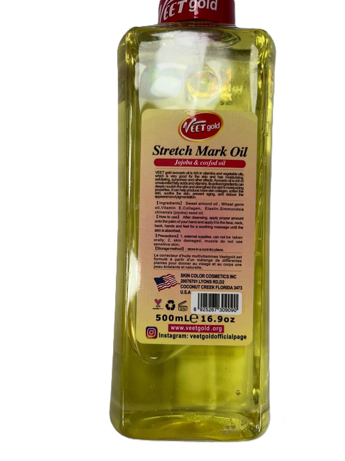 VeetGold Clean & Clear Stretch Mark Correcting Oil 2