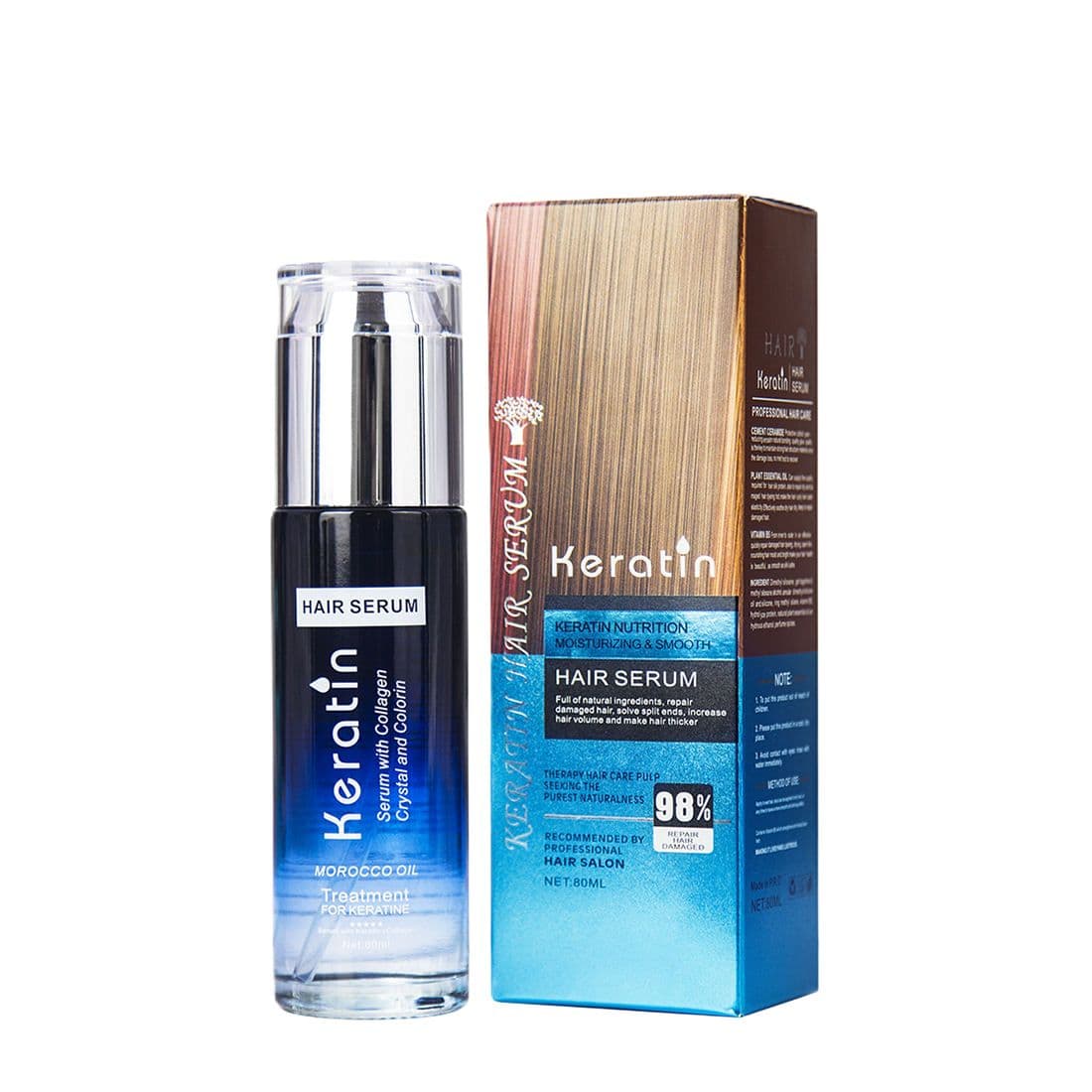 DEXE KERATIN NUTRIENT HAIR SERUM 80ML