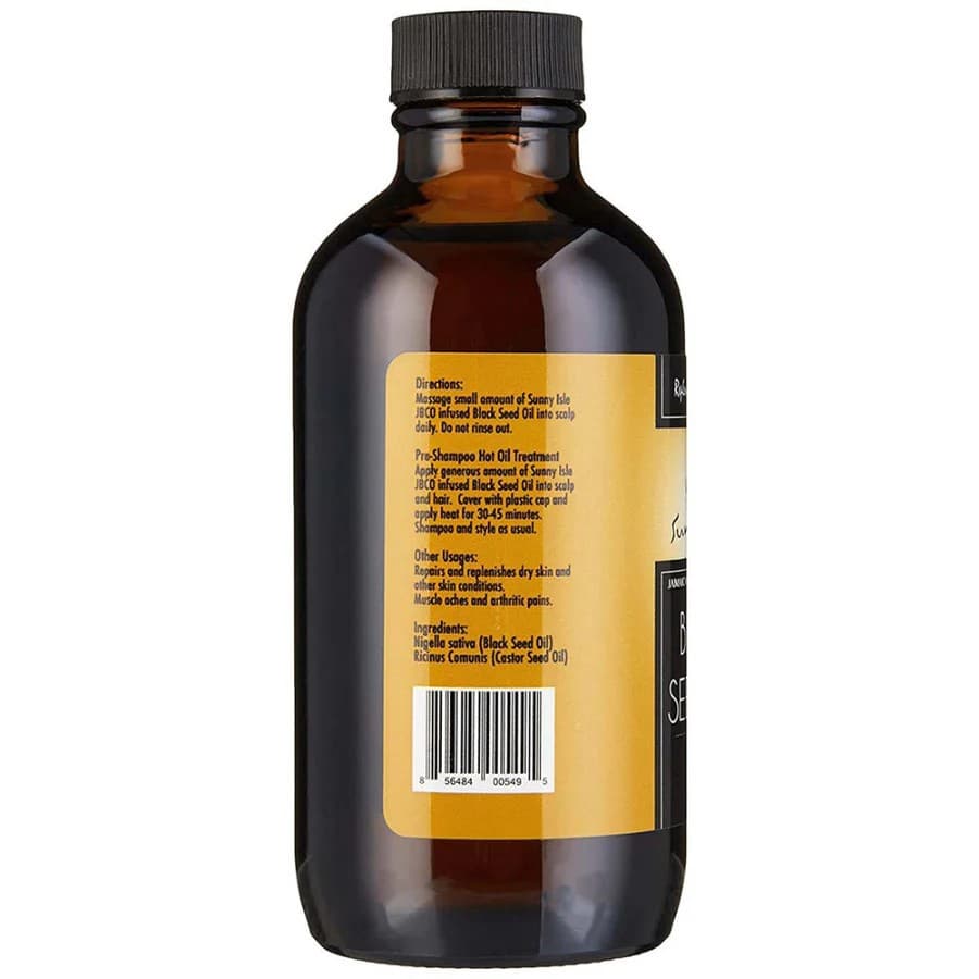 SUNNY ISLE JAMAICA BLACK CASTOR OIL WITH BLACK SEED OIL 4oz 2