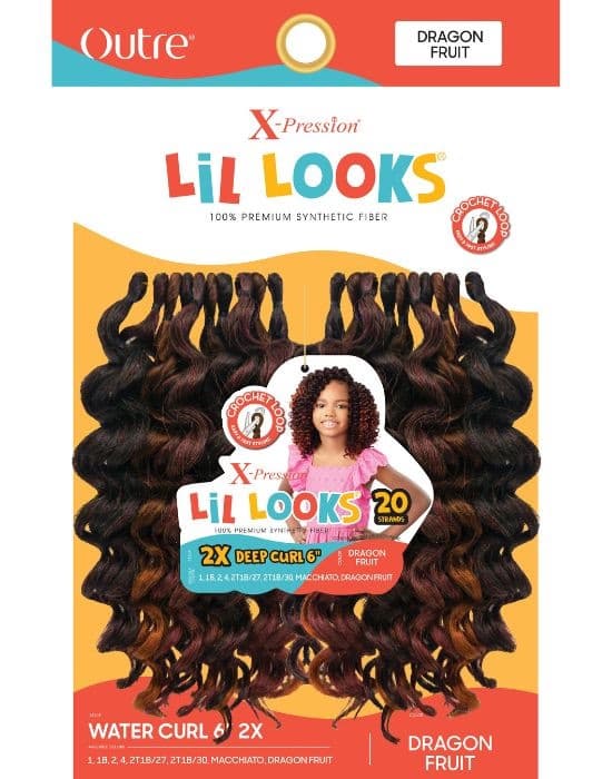 X-PRESSION LIL LOOKS 2X DEEP CURL 6" 2