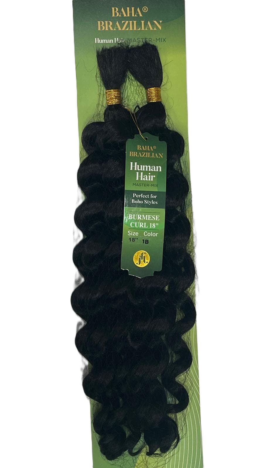 JAZZY HUMAN HAIR MASTER MIX BURMESE BULK BOHO CROCHET 7