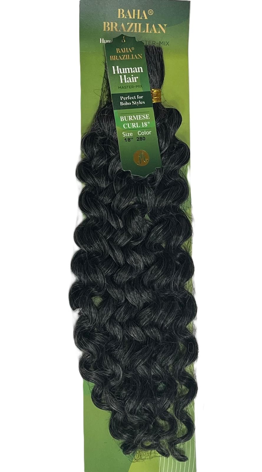 JAZZY HUMAN HAIR MASTER MIX BURMESE BULK BOHO CROCHET 8