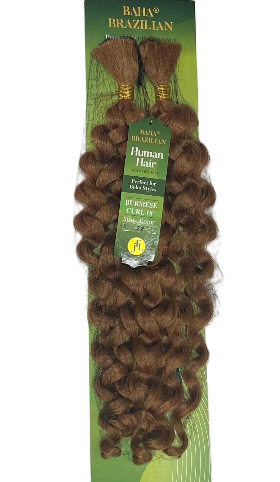 JAZZY HUMAN HAIR MASTER MIX BURMESE BULK BOHO CROCHET 2