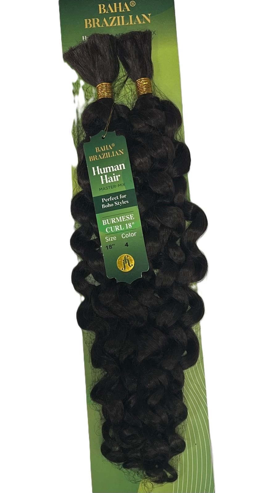 JAZZY HUMAN HAIR MASTER MIX BURMESE BULK BOHO CROCHET 3