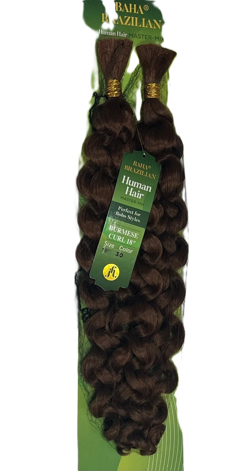 JAZZY HUMAN HAIR MASTER MIX BURMESE BULK BOHO CROCHET 6