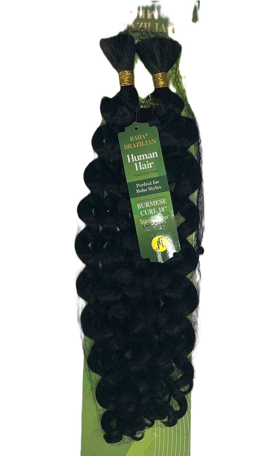 JAZZY HUMAN HAIR MASTER MIX BURMESE BULK BOHO CROCHET 9