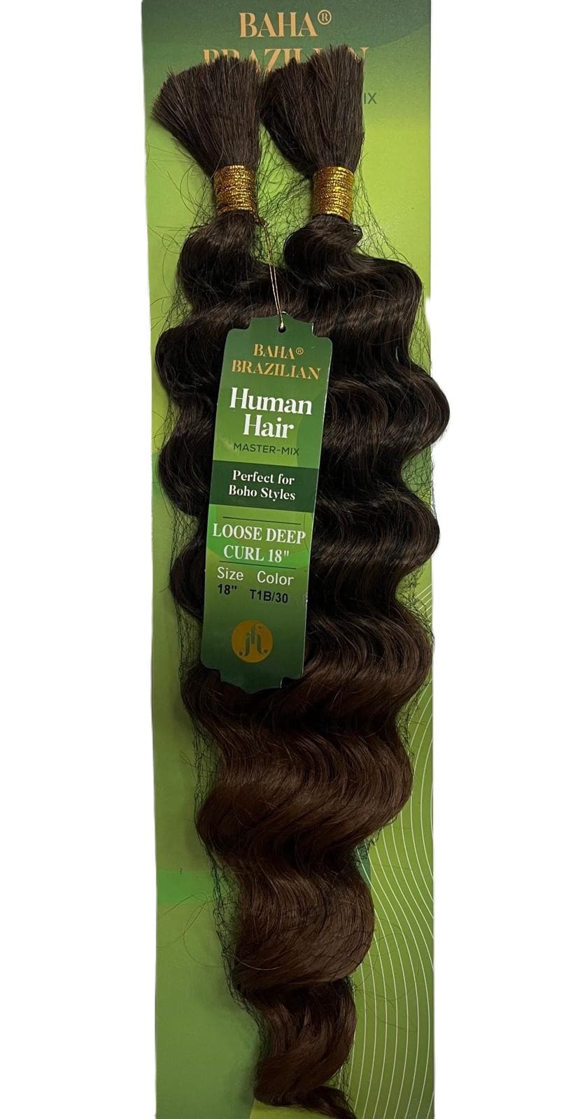 JAZZY BAHA BRAZILIAN HUMAN HAIR MAXTER MIX LOOSE DEEP BULK 4