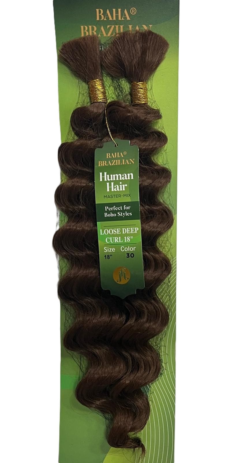 JAZZY BAHA BRAZILIAN HUMAN HAIR MAXTER MIX LOOSE DEEP BULK 7