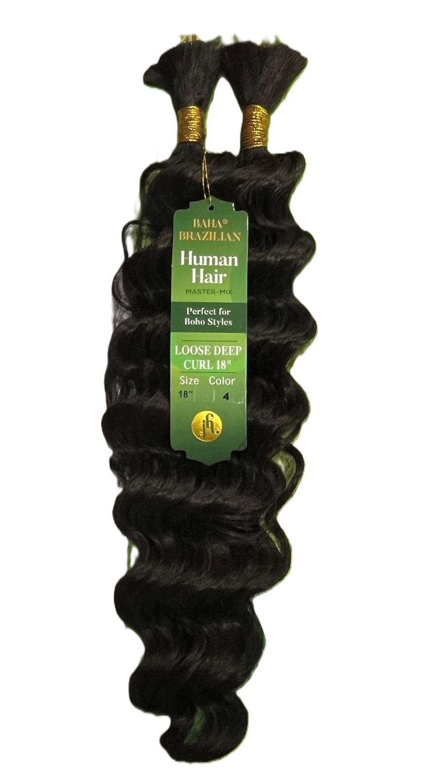 JAZZY BAHA BRAZILIAN HUMAN HAIR MAXTER MIX LOOSE DEEP BULK 2