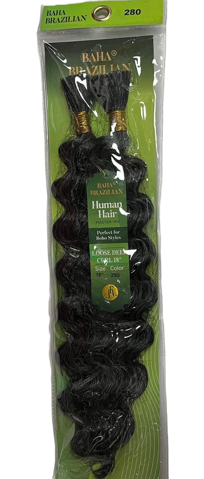 JAZZY BAHA BRAZILIAN HUMAN HAIR MAXTER MIX LOOSE DEEP BULK 3