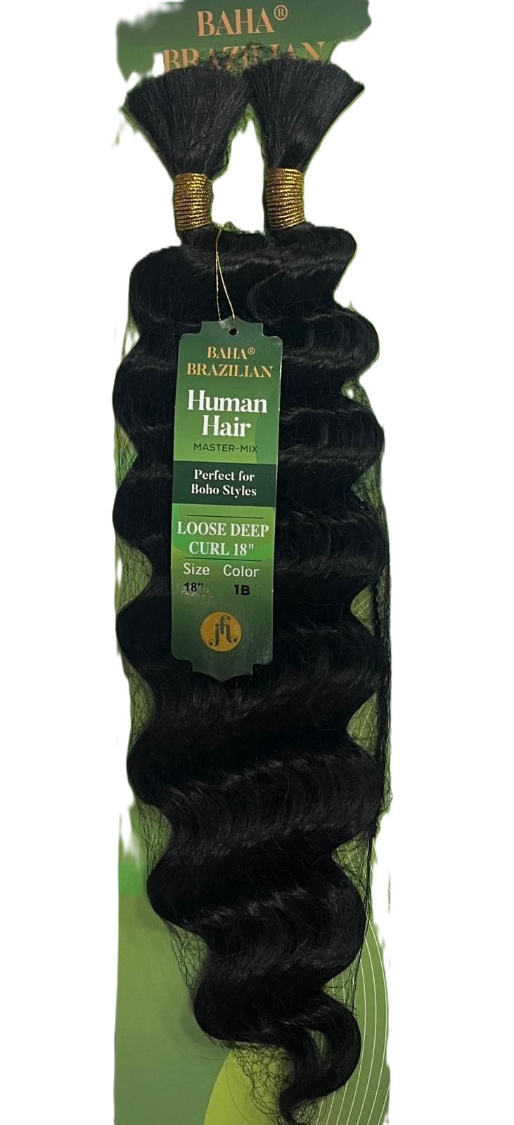 JAZZY BAHA BRAZILIAN HUMAN HAIR MAXTER MIX LOOSE DEEP BULK 5