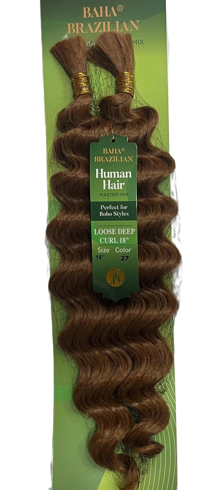 JAZZY BAHA BRAZILIAN HUMAN HAIR MAXTER MIX LOOSE DEEP BULK 6