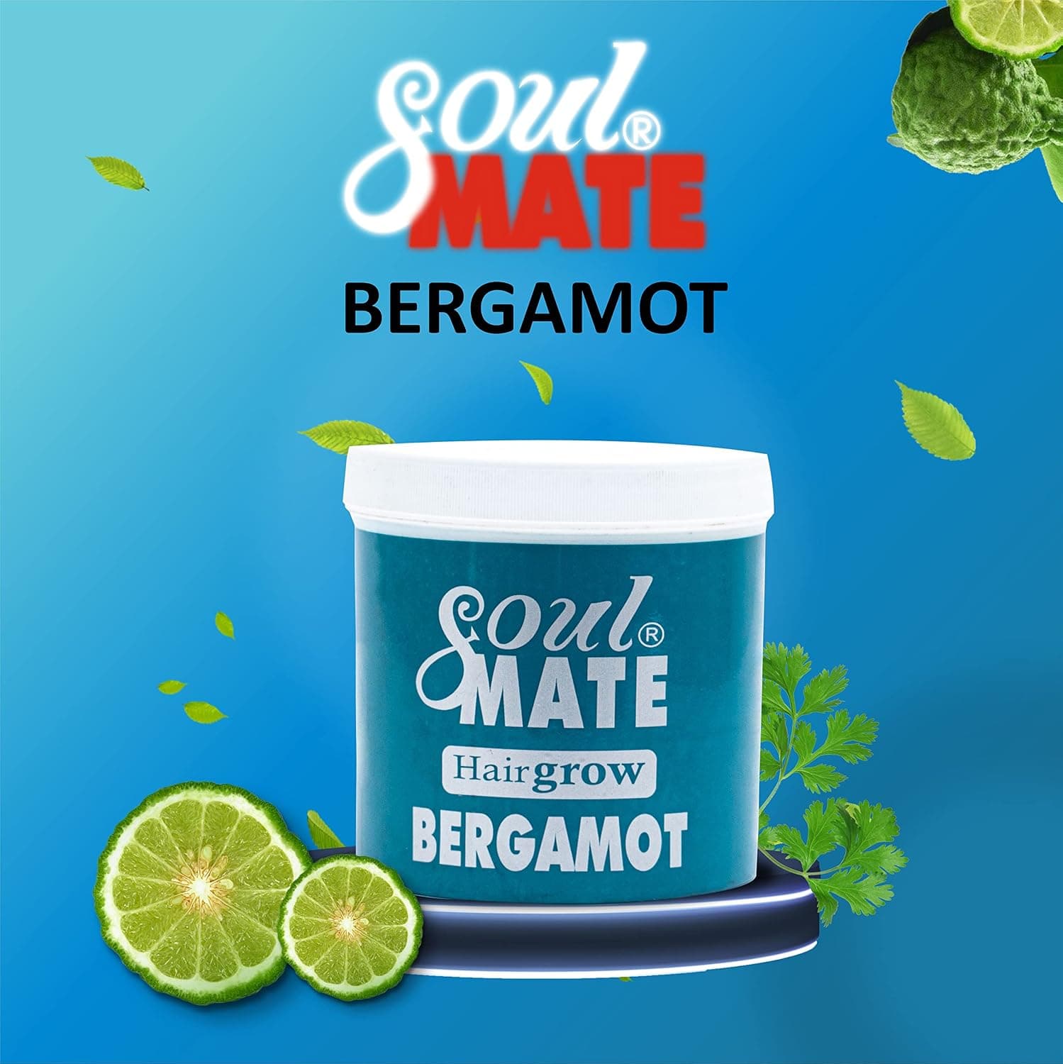 Soulmate Hair Growth Bergamot Hair Cream 22.09oz (1.4lbs)| Moisturizing Styling Cream For Dry Scalp, Braids 650G 4