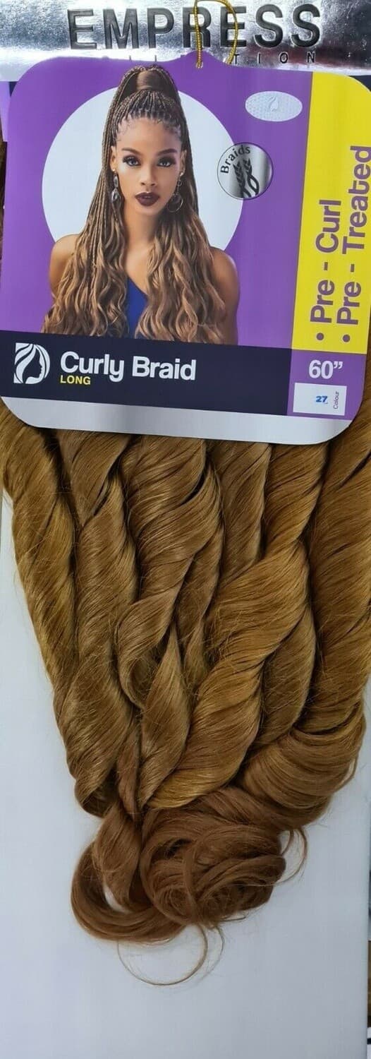 Darling French Curl Braiding Hair | Curly Hair Extension Long 60"