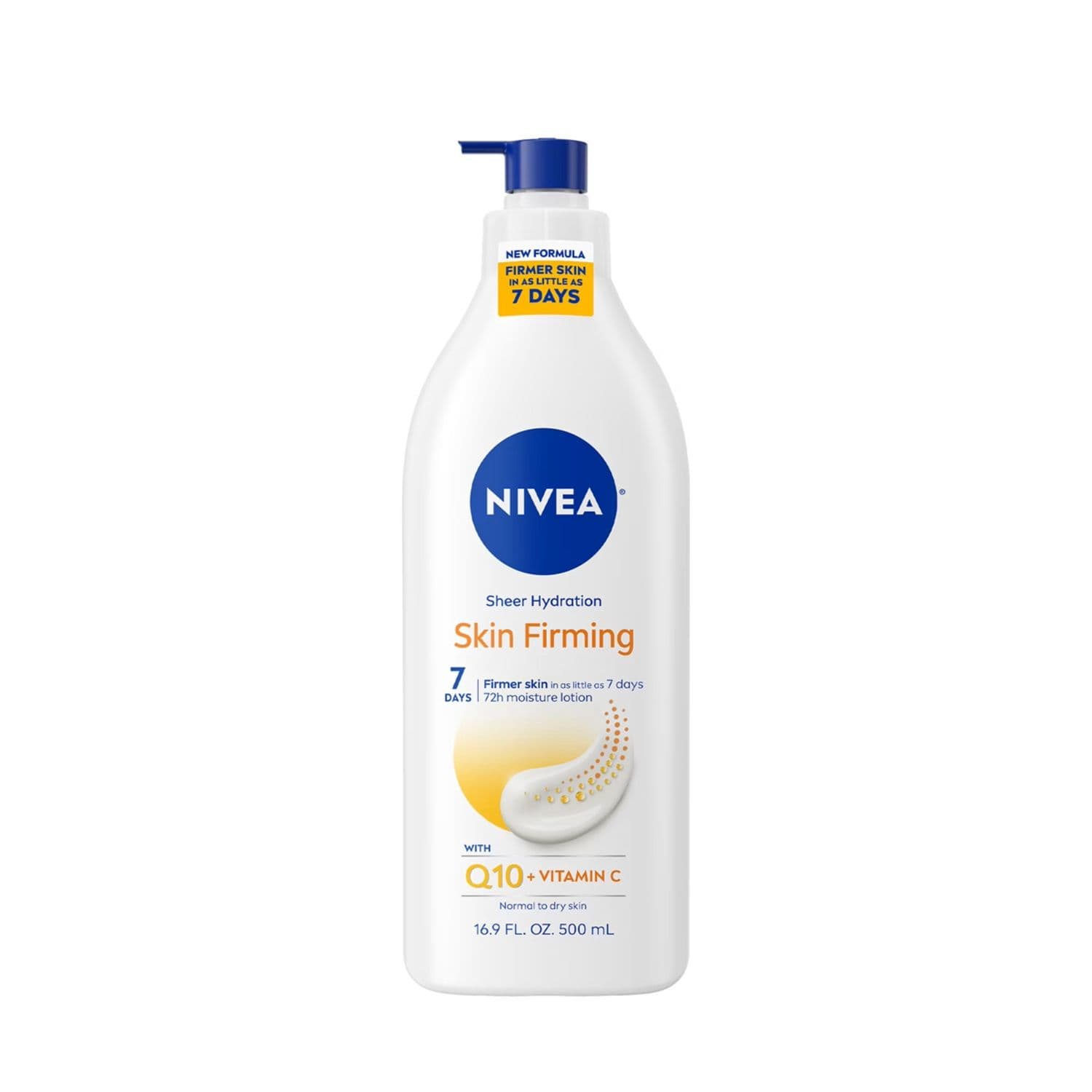 NIVEA Skin Firming Sheer Hydration Body Lotion with Q10 and Vitamin C, Value Size 33.8 fl oz